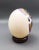 Vintage Misha Zambia Hand Painted Barotse Water Spirit Mask Ostrich Egg & Stand For Sale In Miami - Image 6 of 9