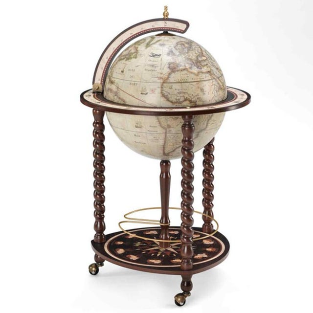 Explora Globe Bar by Zoffoli Mappamondi For Sale - Image 12 of 12