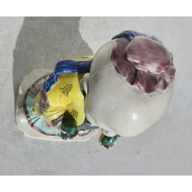 Chinese Porcelain Shoulao, the God of Longevity Circa 1960s For Sale - Image 10 of 12