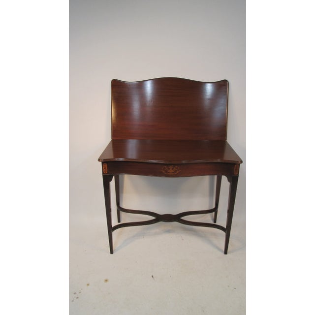 Wood 1920s Mahogany Danbury Table by Charak of Boston For Sale - Image 7 of 13