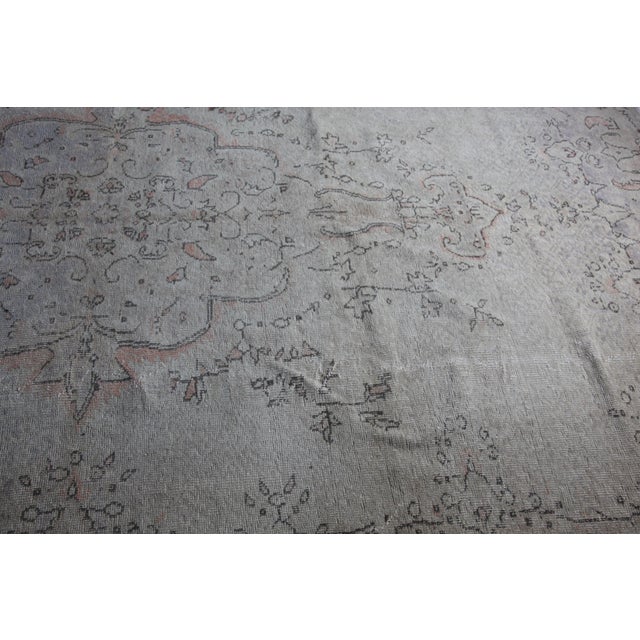 1970s Vintage Turkish Nomadic Kilim Rug - 7′1″ × 10′9″ For Sale - Image 12 of 15