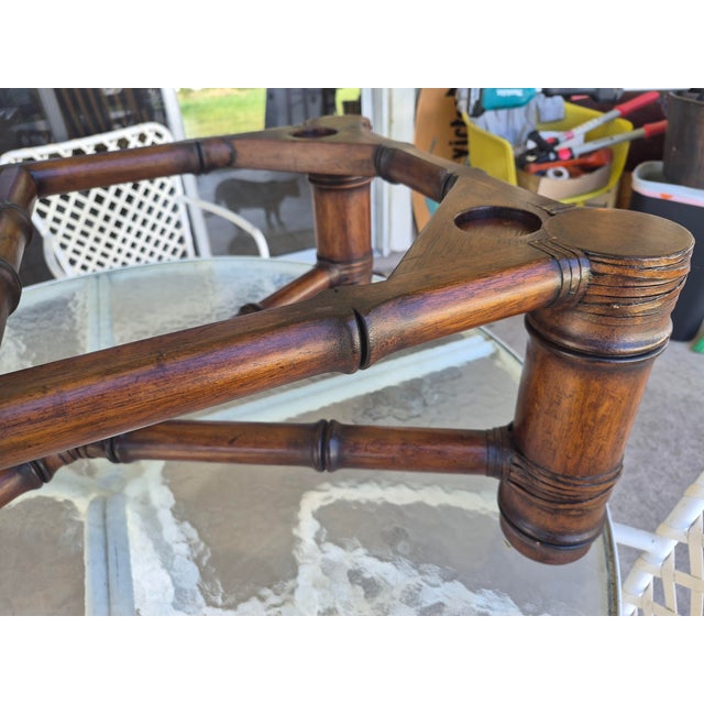 Lauren Ralph Lauren Bamboo and Rattan Tray Table For Sale - Image 10 of 10