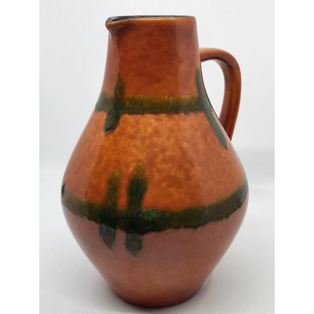 Mid-Century Modern West German Ceramic Vase, 1970s For Sale - Image 3 of 9