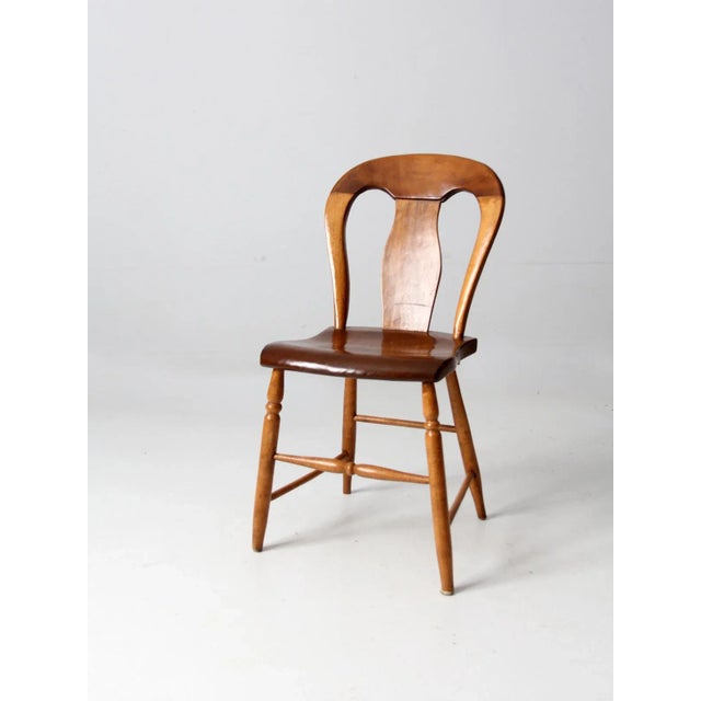 Antique Balloon Back Chair For Sale - Image 11 of 11