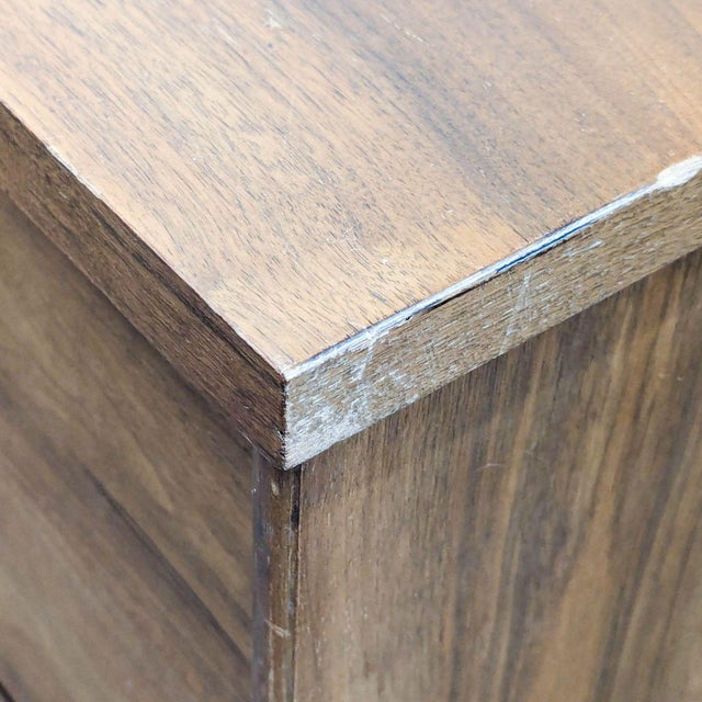 Brown Vintage Broyhill Mid-Century Modern Walnut Credenza, Attributed For Sale - Image 8 of 12