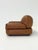 Brown Cognac Brown Leather Sapporo Armchair by Mario Marenco for Mobil Girgi, 1970s For Sale - Image 8 of 12