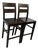 Crate & Barrel Basque Bar Stools, Pair For Sale