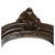 Baroque Antique Italian Architectural Carved Walnut Crest, 18th Century For Sale - Image 3 of 9