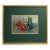 Anna S. Fisher Antique Watercolor Still Life, Red Flowers, Signed For Sale