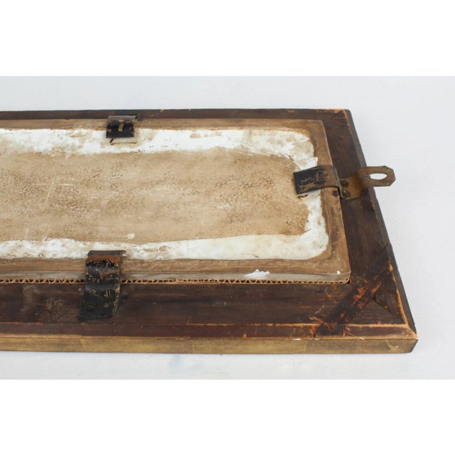 Large Antique Capodimonte Porcelain Plaque of a Naiad or Water Nymph For Sale - Image 10 of 11