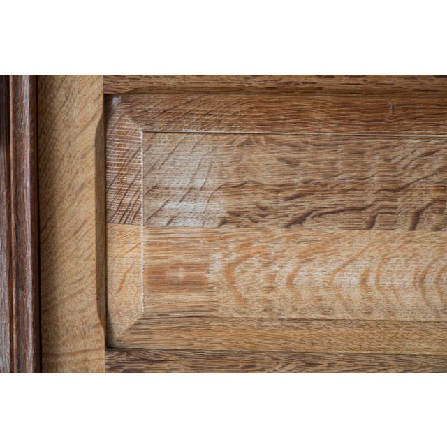 Brutalist Oak Wall Unit by Henning Kjærnulf, 1970s, Set of 6 For Sale - Image 3 of 18