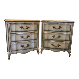 1960s French Style Nightstands - a Pair For Sale