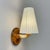1920s Alabaster, Birch and Pleated Fabric Wall Light, Sweden, 1920s For Sale - Image 5 of 18