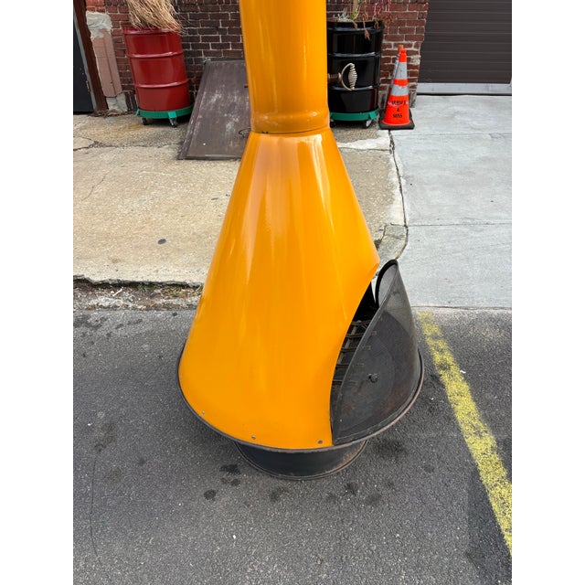 Mid 20th Century Malm Enamel Fireplace For Sale - Image 5 of 11