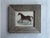 Great image of a racehorse presented in an antique oak frame Lithograph after George Stubbs with original hand color....