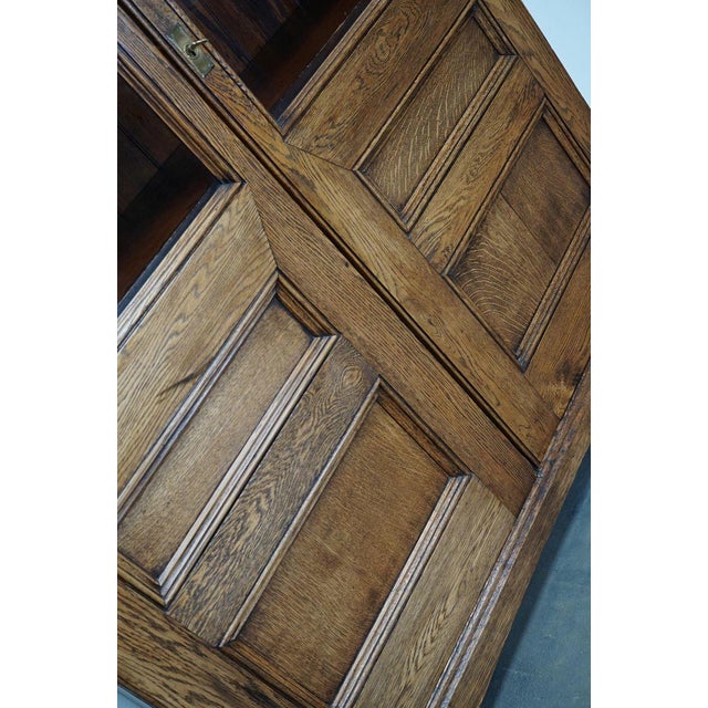 Antique English Oak Bookcase, 1870s For Sale - Image 10 of 18