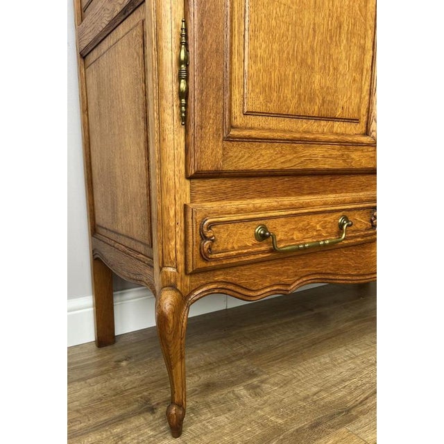 Wood Vintage Louis XIV French Sideboard in Oak For Sale - Image 7 of 13