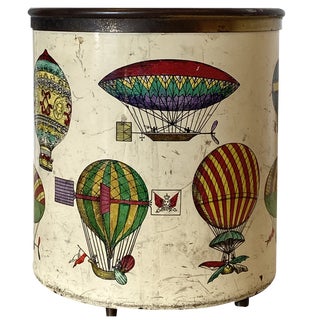 Basket by Piero Fornasetti for Atelier Fornasetti, 1950s For Sale