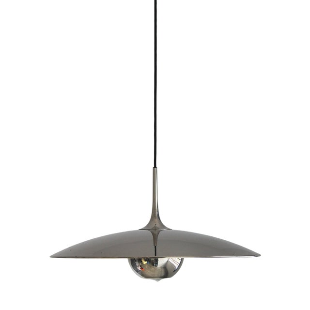 Silver Model Onos 55 Counterbalance Pendant Lamp by Florian Schulz For Sale