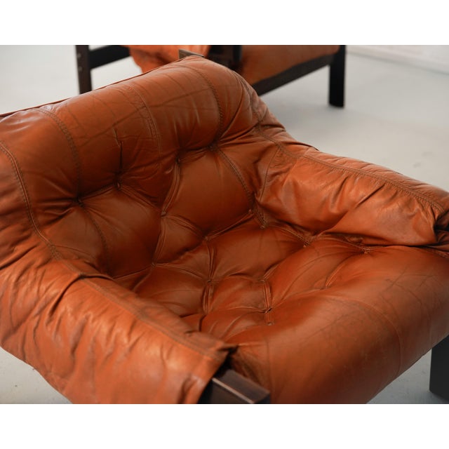Brown MP-41 Lounge Chair by Percival Lafer for Lafer MP, 1970s For Sale - Image 8 of 17