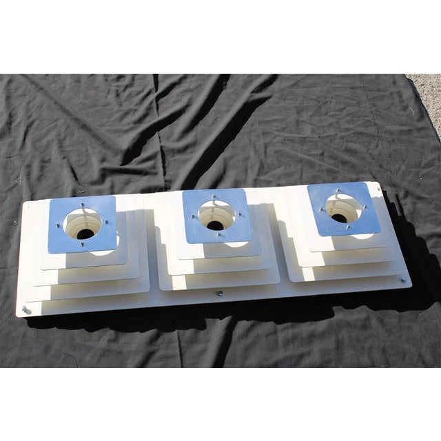 Sculptural Minimalisa Ceiling Light in Enamelled Metal, Italy, 1960s For Sale - Image 11 of 11