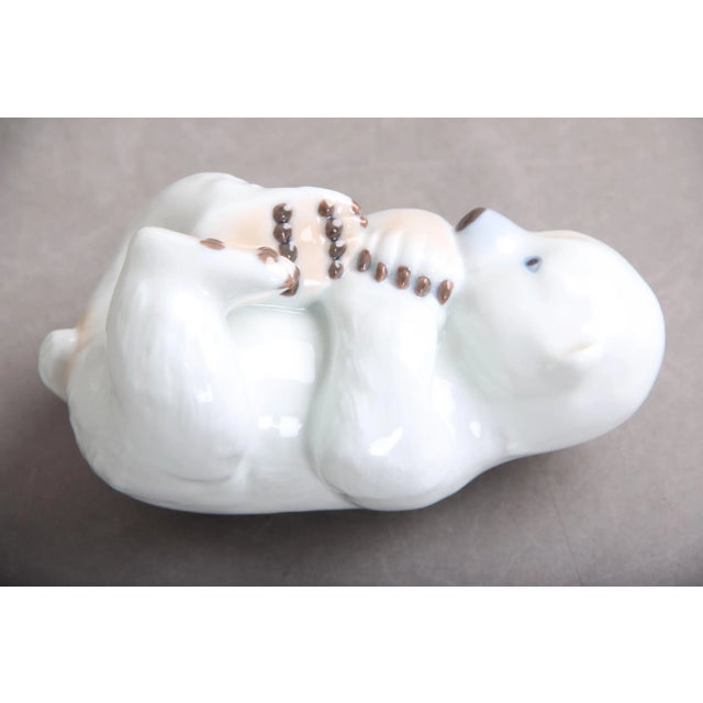 Royal Copenhagen Polar Bear Cub Model 538 by Merete Aergaard for Royal Copenhagen For Sale - Image 4 of 10