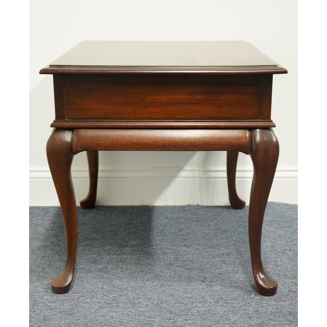 Cresent Furniture Solid Cherry Traditional Style 22" Accent End Table For Sale - Image 10 of 12