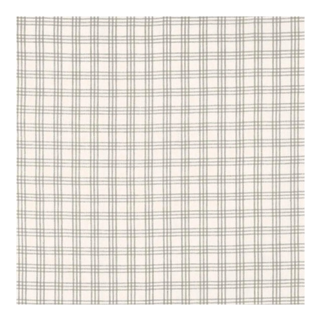 Sample - Schumacher Imogen Fabric in Linen For Sale