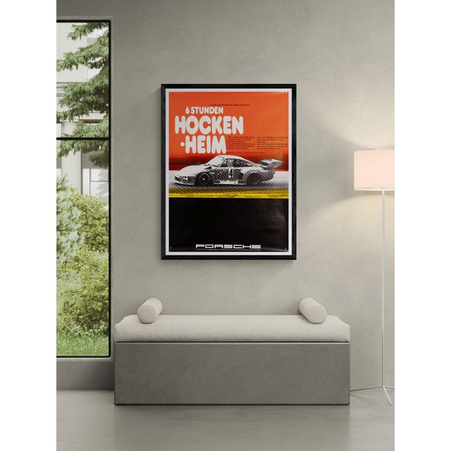 Porsche 6 Stunden Hockenheim – 1977 – Original Vintage Motorsport Poster by Erich Strenger – Modern Racing Art – 102x76 cm...