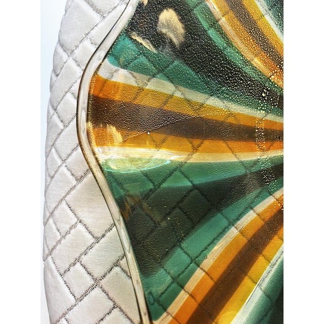 Round Murano Glass Centerpiece Plate, 1980s For Sale - Image 5 of 12