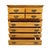 Link Taylor Countryside Collection Solid Oak Early American Rustic 42" Chest on Chest 6606 For Sale - Image 4 of 13