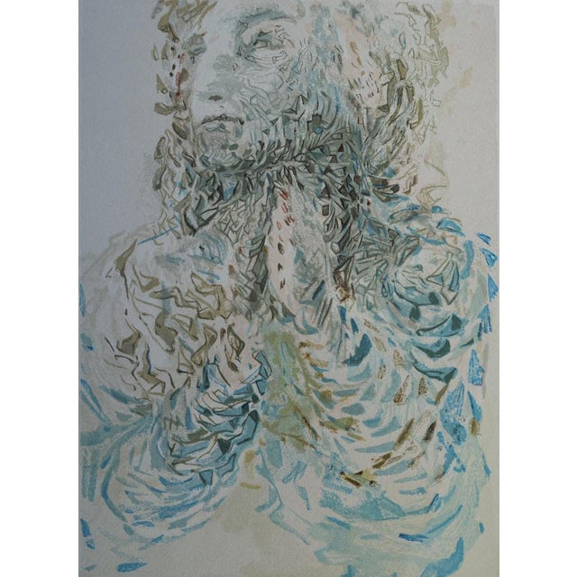 Salvador Dalí (1904-1989) Paradise 17: Divine Foresight Color woodcut Unsigned On BFK Rives wove paper, 26 x 33 cm...