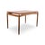 Beautiful vintage dining table from the 1960s for sale. Made in Denmark, this table features two hinges in the tabletop...