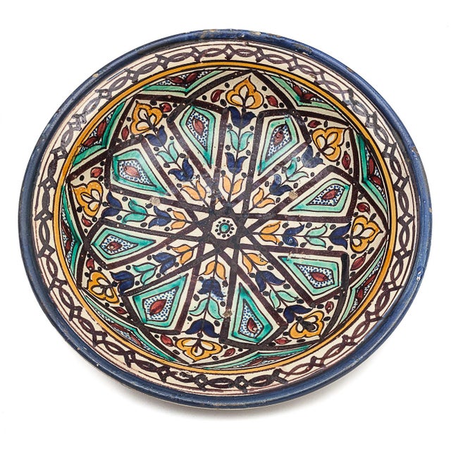 Antique Moroccan Bowl, 1900s For Sale - Image 5 of 6