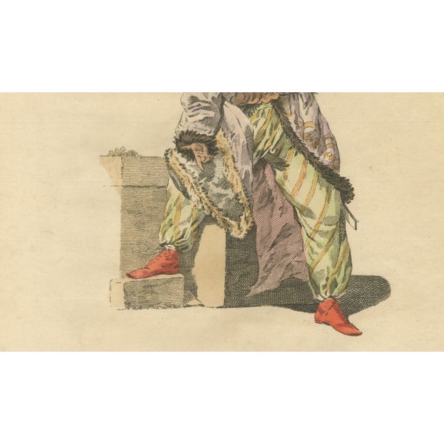 Copper European School Artist, Bashaw of Caramania, 1749, Engraving For Sale - Image 8 of 10