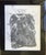 Charles Keeling LASSITER (1926-2005) Portrait, 1980 Mixed media (ink, collage) on crumpled paper Author's letterhead in...