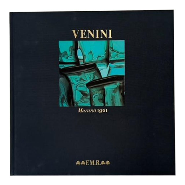 Early 20th Century Venini Murano 1921 Limited Edition Numbered Black Book For Sale