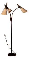Vintage Sculptural Floor Lamp, 1956