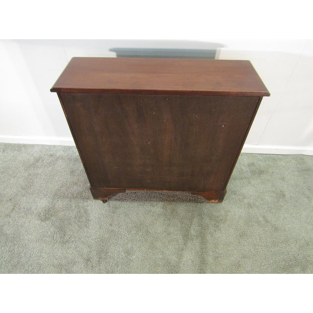 Brown Harden Solid Cherry Console Cabinet For Sale - Image 8 of 8