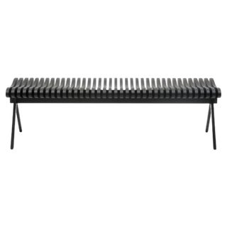 Perlude Oak Bench Small by Caroline Voet For Sale