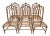 Set of 6 Vintage McGuire Rattan Dining Chairs For Sale
