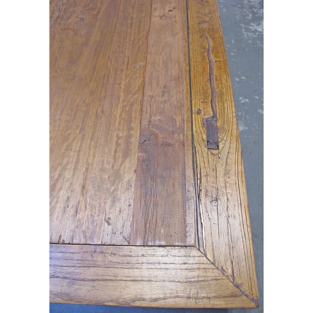 Brown 18th Century Elm Painting Table For Sale - Image 8 of 8
