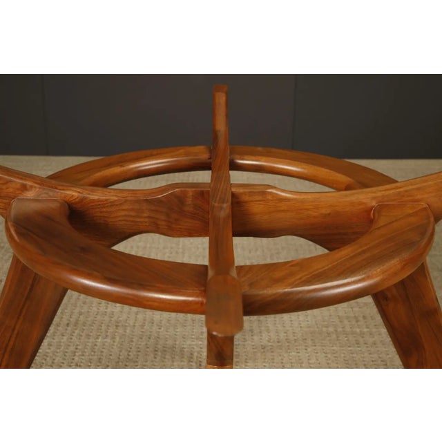 Adrian Pearsall for Craft Associates 'Compass' Dining Table in Walnut, 1960s For Sale - Image 17 of 18