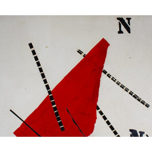 Abstract Mixed Media Collage and Painting by E. Collier For Sale - Image 4 of 9