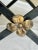 Vintage Oscar Bach Style Newly Painted and Hand Gilt Iron X Base Bench/Stool For Sale In Mobile - Image 6 of 11
