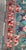 Mid 20th Century Mid-Century Hand Knotted Floral Turquoise Pink Wool Rug For Sale - Image 5 of 8