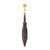Charcoal Roman Spear Pendant W 21k Bail For Sale - Image 8 of 13