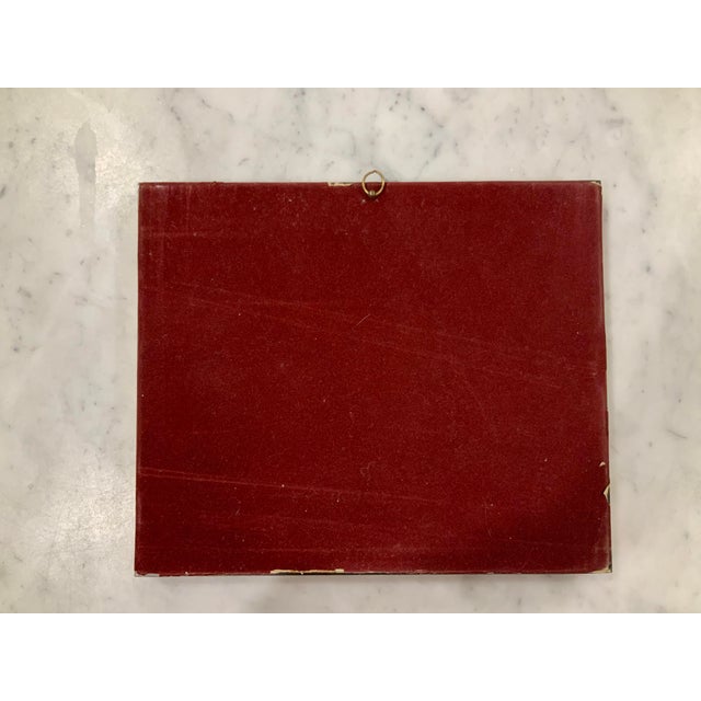 Wood Mid 20th Century Ralph Lauren Hunt Print After H. Vernet in Gold Frame With Velvet Liner For Sale - Image 7 of 7