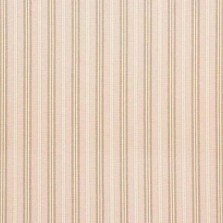 Schumacher Lewis Stripe Fabric in Blush For Sale