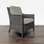This comfortable armchair features a sturdy metal frame with woven all weather wicker sides and back. It comes with soft,...